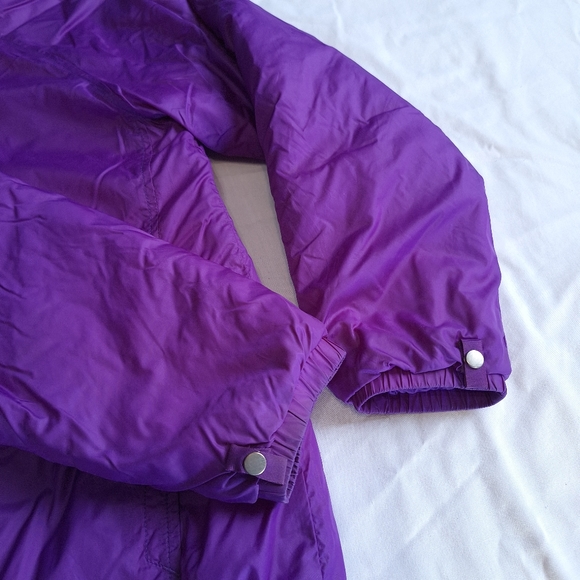 North Face Girls Purple Lightweight Insulated Jacket, XL/ 18 - Picture 4 of 14